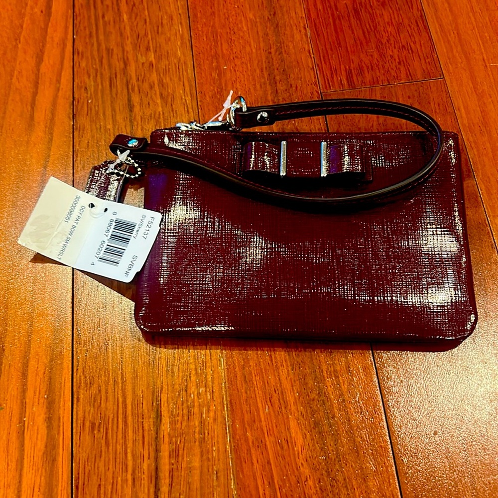 COACH Darcy Bow Wristlet
